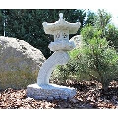 Japanische Steinlaterne Rankei Steinlampe Granit Laterne