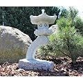 Japanische Steinlaterne Rankei Steinlampe Granit Laterne