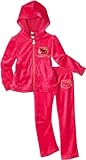 Hello Kitty Girls 4-6x Velour Active Set With Mini Sequins