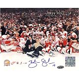 Brendan Shanahan Detroit Red Wings - 2002 Stanley Cup Champs - Autographed 8x10 Photograph