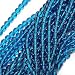 Czech Glass Druk Round 4mm Capri Blue Druks (100 Beads)