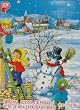 Santa and Snow PeA German Advent Calendar with Chocolate Gifts Inside Santa and Snow PeA German Advent Calendar with Chocolate Gifts Inside