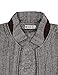 H2H Mens Herringbone Cardigan Sweater of Knitted Sleeves Black US XL/Asia XXL (KMOSWL015)
