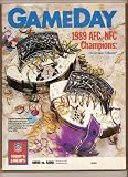 1989 NFC NFL Championship program Rams @ 49ers