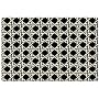 Bungalow 25-by-60-Inch MicroFibre Runner, Royal Cane Design in Black