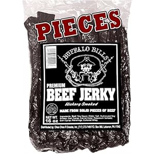 Buffalo Bills 16oz Premium Hickory Beef Jerky Pieces (random size pieces)