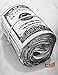 URBANCREWS Mens Hipster Hip Hop Roll of Money T-Shirt White Large