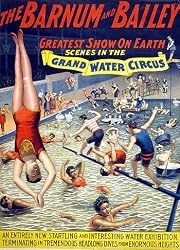 Circus Poster Grand Water Circus Photograph - Beautiful 16"x20" Photographic Print from the Library of Congress Collection