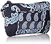 Vera Bradley Women's Cotton Zip ID Case Wallet, Blue Bandana, One size