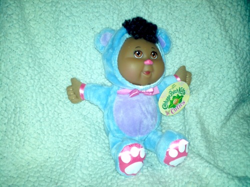 Cabbage Patch Kids Cuties Plush Doll - Pink & Blue Bear