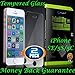 iPhone SE 5S 5C 5 Tempered Glass Screen Protector: Amplim® 2-Pack Protective Cover. 9H Ultra Clear Scratch Proof Bubble Free Anti Fingerprint Rounded Edge 3D Touch. Invisible Front Display Protection