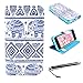 iPhone 5C Case, Speedtek Elephant Pattern Premium PU Leather Wallet Flip Protective Skin Case with Magnetic Closure for Apple iPhone 5C (2013) (Built-in Credit Card/ID Card Slot)