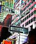 Westcott 805 5-Feet x 6-Feet Times Square Scenic Background