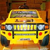 KT Ride-on Hummer Power Electric Radio Remote Control with Mp3 Music(KT 99825 yellow, red)