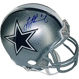 Troy Aikman Autographed Cowboys Replica Mini Helmet Sports Football