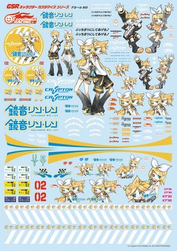 GSR Character Customize Series Decals 003: Kagamine Rin/Kagamine Ren - 1/24 Scale