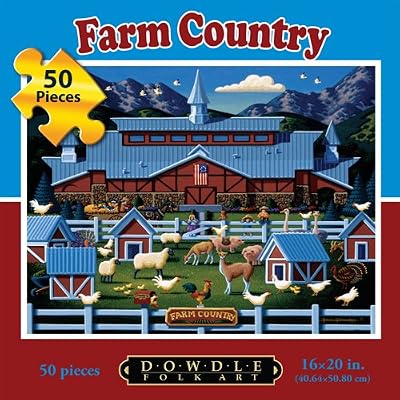 Farm Country 50pc 16x20 Jigsaw Puzzle by Eric Dowdle