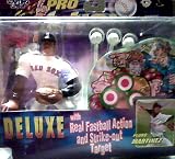 1999 - Hasbro - Starting Lineup - Pro Action Baseball - Pedro Martinez #45 - Boston Red Sox - Deluxe Set: w/ Real Fastball Action & Strike-Out Target - Rare - Limited Edition - Collectible