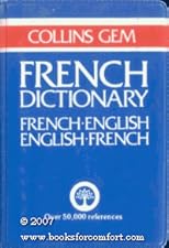 FRENCH-ENGLISH, ENGLISH-FRENCH DICTIONARY (GEM DICTIONARIES)