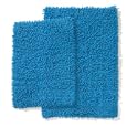Ruia Home 2-Piece Chenille Shaggy Bath Rug Set, Blue