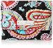 Vera Bradley Women's Cotton Petite Trifold Wallet, Parisian Paisley, One Size