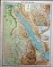 1920 MAP EGYPT RIVER NILE COLOUR MAP UGANDA