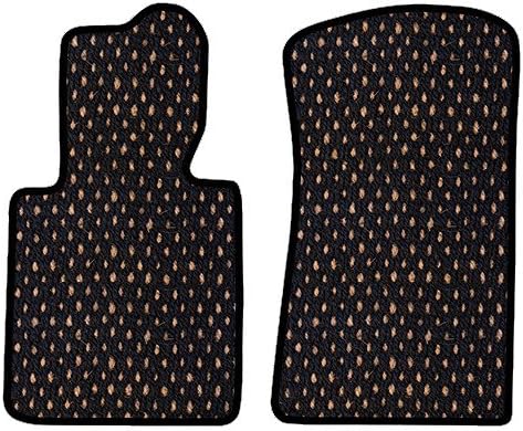 Automotive- Custom Fit Coco Car Mats Mercedes-Benz 1996-2002 E-Class Sedan or Wagon w210 (4Matic/ 4wd/ AWD ONLY) E300 E320 E420 E430 E55 E36 AMG Diesel Black Natural-Two Piece