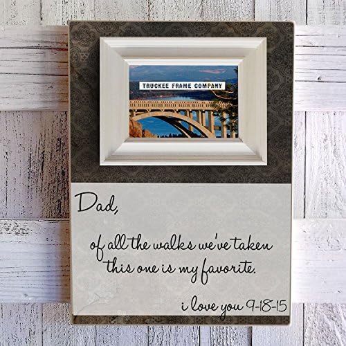 Dad, Of All The Walks We've Taken This One Is My Favorite. Father Of The Bride Wedding Gift 14" x 19"