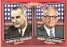2008 Topps Historical Campaign Match-Ups #1964 Lyndon B. Johnson / Barry Gold...