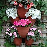 UPC 770932001122 product image for Akro-Mils Akro-Mils Wall Stack-A-Pot, Brick, Plastic | upcitemdb.com