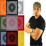 Toma Hash 100% Cotton Jumbo 27x27 Trainmen Bandana