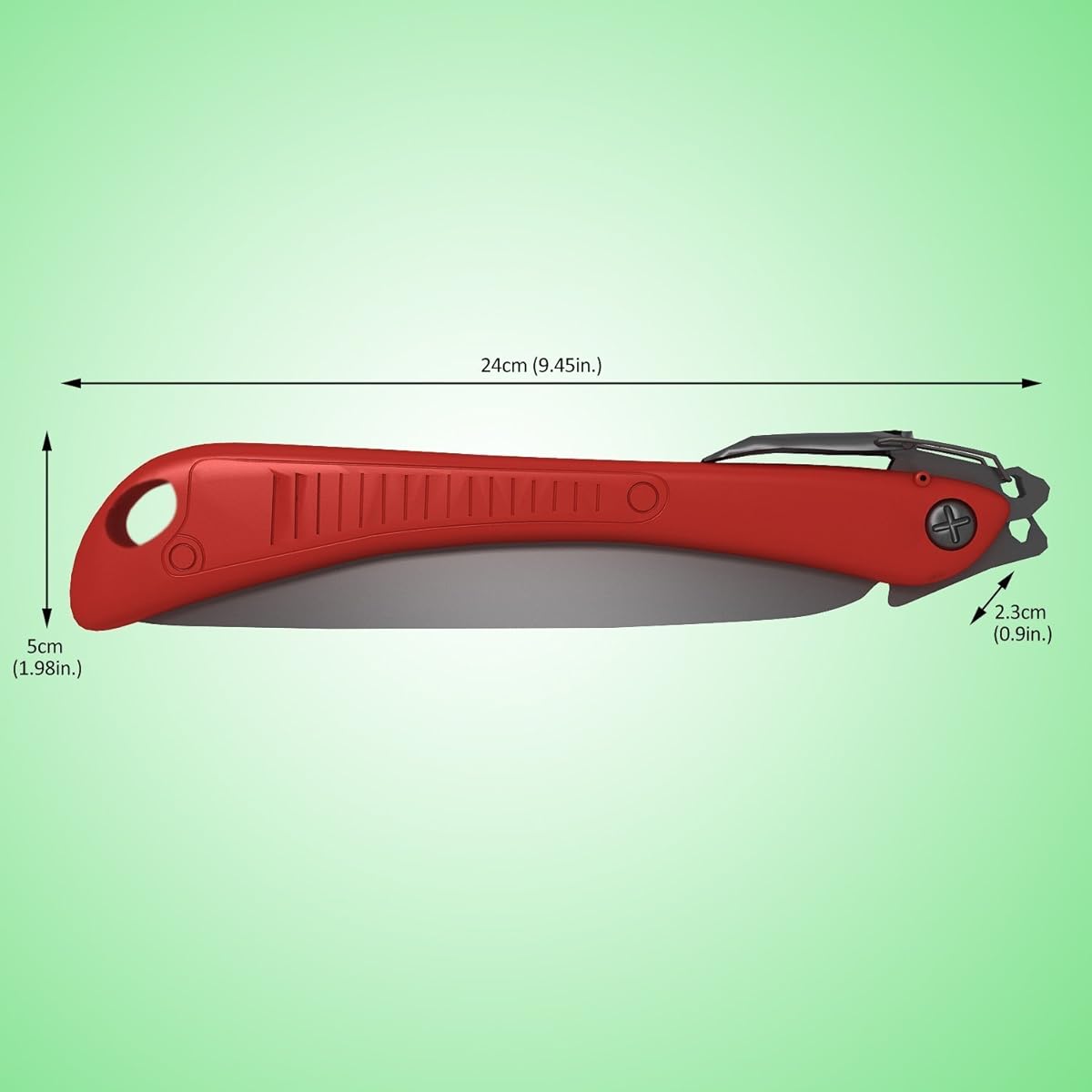 TABOR TOOLS T6 Folding Saw with 8" Straight Blade and Solid Grip Handle