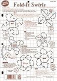 Paper Pizazz Plastic Templates-Fold, It Swirls