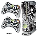 New XBOX 360 Console Protective Decal Skin - Northstar Silver
