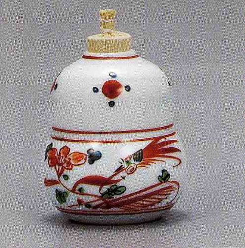 【茶道具】 長右衛門窯 赤絵・ふりだし 九谷焼 