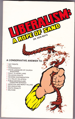 Liberalism A rope of sand 