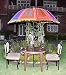 Lalhaveli Traditional Decorative Embroidery Design Cotton Garden Umbrella 52 X 72 Inches RS.10560.00