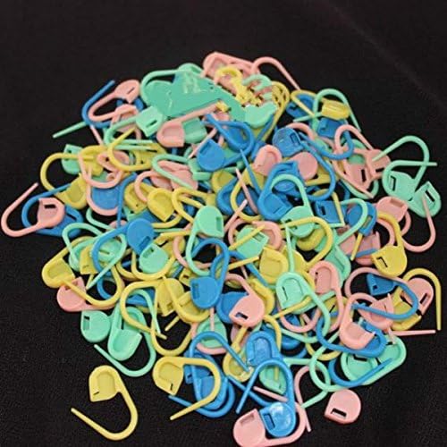 50Pcs Plastic Markers Holder Needle Clip Craft Knitting Crochet Locking Stitch