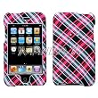 APPLE: iPod Touch (2nd Generation), iPod Touch (3rd Generation) Plaid Cross Hot Pink Phone Protector Cover APPLE: iPod Touch (2nd Generation), iPod Touch (3rd Generation) Plaid Cross Hot Pink Phone Protector Cover