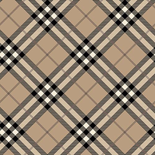 LEVINGER 3D Chequer Design Non Woven Removable Textured Wallpaper for Living rooms, Kids and Bedrooms Walls, 0.53m Wide by 10m Long