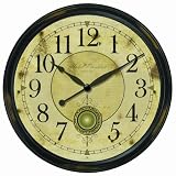 Infinity Instruments Hotel Perdier - Large Distressed Resin w/internal pendulum, Clock