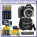 Olympus SP-590UZ 12MP Digital Camera + Willoughby's 2GB xD Deluxe Travelers Package