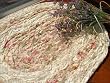 Shabby Chic Pink Ruffed/Quilted Floor runner/Rug/Mat