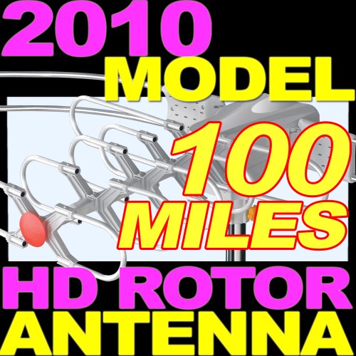 Outdoor TV HDTV DTV Digital Rotor Amplified Antenna