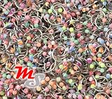 1000 Wholesale LOT 16g Circular Barbell Body Jewelry