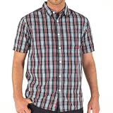 Kangaroo Poo Chemise à Carreaux Storm Homme Bleu/Rouge Small