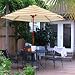 Outdoor Living : Deluxe Wood Frame Patio Umbrella