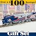New England Patriots Express Train Gift Set by The Bradford Exchange