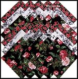 RJR 6.5 SPRING ROMANCE Fabric Squares Quilting Kit