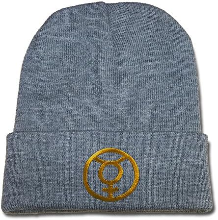 HAIHONG Quicksilver Icon Logo Beanie Fashion Unisex Embroidery Beanies Skullies Knitted Hats Skull Caps - Grey